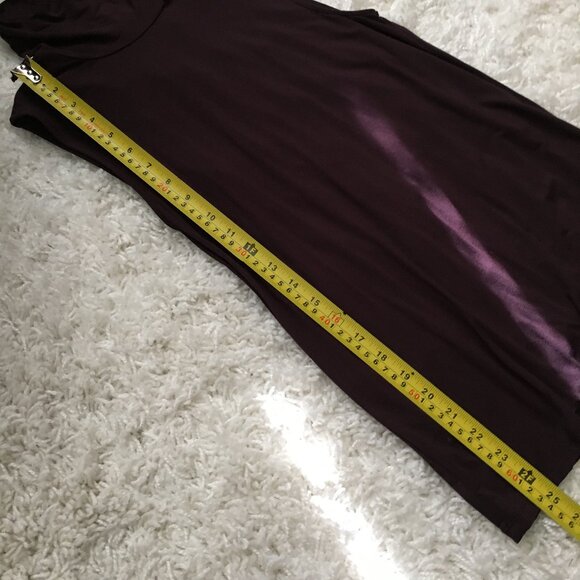 RW&CO. Plum Mockneck Soft Sleeveless Jersey Tank - Picture 11 of 12